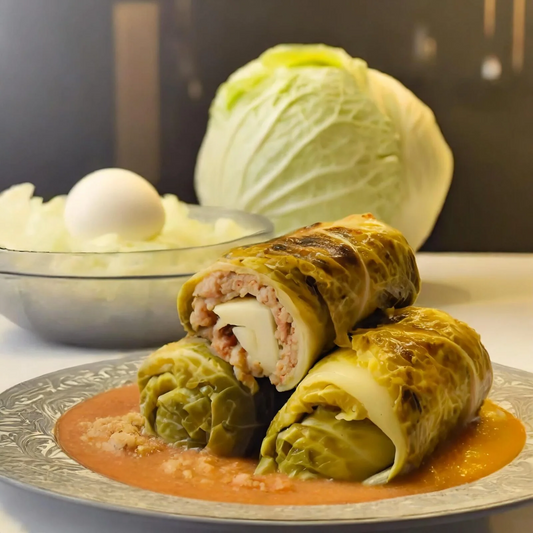 Involtini di verza in abbinamento con Verde Milonga